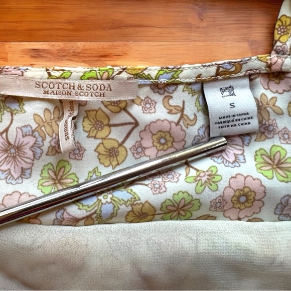 SCOTCH & SODA Maison Scotch Floral Print Camisole Top – Size S - Picture 11 of 15